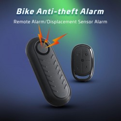 110dB Loud Anti Theft Vibration Sensor Alarm Systems for Electric Bike Motorcycle Golf Car Trailer Mailbox Garage Door Waterproof Home Security Bike Accessories Bike Alarm with Remote